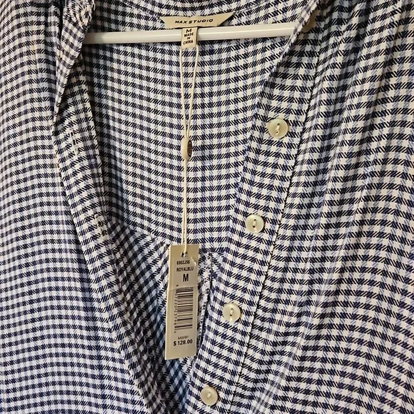 NWT Max Studio High Low Tunic Dress (Size Medium) - Picture 4 of 8